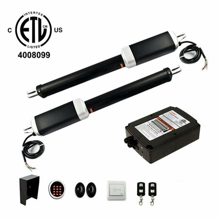 ALEKO ETL Listed Accessories Kit & Swing Gate Opener for Dual Swing Gates up to 1300 lbs GG1300UACC-UNB